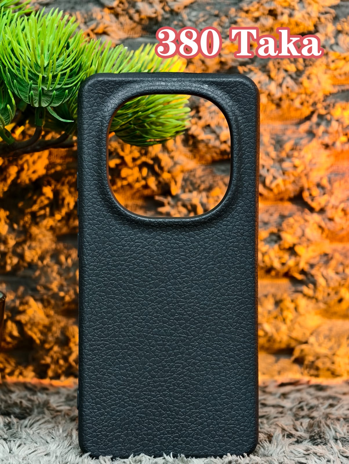 Leather Texture Back Covert For Redmi Note 14 Pro Plus